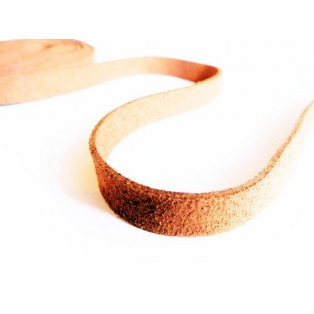 Leisure-Beads - 1m braunes Kunstlederband 10mm x 1mm braunes Schmuckband in Wildlederoptik für Armbänder - Schmuckzubehör Lederband