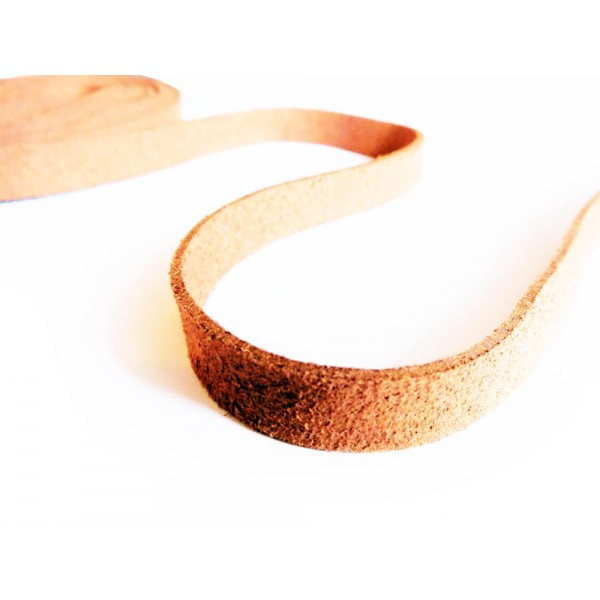 1m braunes Kunstlederband 10mm x 1mm braunes Schmuckband in Wildlederoptik für Armbänder - Schmuckzubehör Lederband - Leisure-Beads DIY