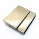 1x bronze Magnet Verschluss 22x24x5,5mm Innen 21x3mm bronze Einklebverschluss - bronze Schmuckzubehör - Leisure-Beads DIY