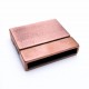 1x kupfer Magnet Verschluss 22x24x5,5mm Innen 21x3mm kupfer Einklebverschluss - kupfer Schmuckzubehör