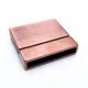 1x kupfer Magnet Verschluss 22x24x5,5mm Innen 21x3mm kupfer Einklebverschluss - kupfer Schmuckzubehör - Leisure-Beads DIY