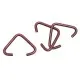10x kupfer Collierschlaufe 9x7mm kupfer Anhängerhaken - kupfer Schmuckzubehör - Leisure-Beads DIY