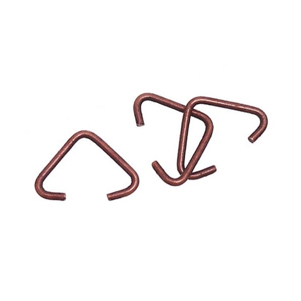 10x kupferfarben Collierschlaufe 9x7mm kupferfarben Anhängerhaken - Schmuckzubehör - Leisure-Beads DIY