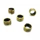 5x breiter altgoldfarben Ring 6x4mm Großlochperle rund in altgoldfarben - Schmuckzubehör - Leisure-Beads DIY