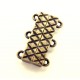 1x bronze Magnetverschluss 21x14x6mm für 3 Stränge - bronze Schmuckzubehör Magnetverschluss
