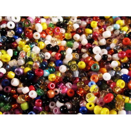 Leisure-Beads - 10g Mix aus bunten Rocailles 1,9mm - Schmuckzubehör Rocailles
