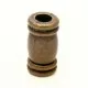 1x bronze Magnetverschluss 17x9mm Innen 5mm bronze Einklebverschluss - bronze Schmuckzubehör - Leisure-Beads DIY
