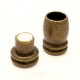1x bronze Magnetverschluss 17x9mm Innen 5mm bronze Einklebverschluss - bronze Schmuckzubehör