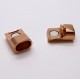 1x rosegoldfarben Magnet Verschluss 26x13x8mm Innen 10x5mm Verschluss zum Einkleben - rosegoldfarben Schmuckzubehör