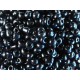 20g schwarze Rocailles 3mm - Schmuckzubehör