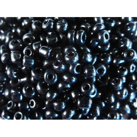 Leisure-Beads - 10g schwarze Rocailles 3mm (8/0) - Schmuckzubehör Rocailles