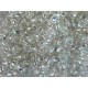 20g weisse Rocailles 3mm Silbereinzug - Schmuckzubehör