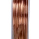 Rosegoldfarben Kupferdraht 0,8mm Schmuckdraht auf ca. 3,3m Rolle - Schmuckzubehör
