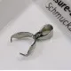 1x Edelstahl Collierschlaufe 16x9,5mm silber Anhängerhaken silberfarben - Schmuckzubehör Collierschlaufe - Leisure-Beads DIY