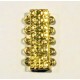 1x 5-Strang Magnetverschluss 19x36x7mm Schmuckverschluss - Schmuckzubehör Magnetverschluss