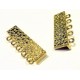 1x 5-Strang Magnetverschluss 19x36x7mm Schmuckverschluss - Schmuckzubehör Magnetverschluss