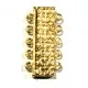 1x 5-Strang Magnetverschluss 19x36x7mm Schmuckverschluss - Schmuckzubehör Magnetverschluss - Leisure-Beads DIY