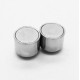 1x silber Magnet Verschluss 16x9mm Innen 5mm Verschluss zum Einkleben - silber Schmuckzubehör