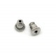 1 Paar Edelstahl Ohrstopper 6x5mm für Ohrstecker und Ohrfedern - Schmuckzubehör zum Ohrringe selbermachen