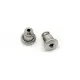 1 Paar Edelstahl Ohrstopper 6x5mm für Ohrstecker und Ohrfedern - Schmuckzubehör zum Ohrringe selbermachen - Leisure-Beads DIY