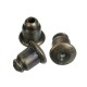 10 Stück bronze Ohrstopper 6x5mm für Ohrstecker und Ohrfedern - bronze Schmuckzubehör zum Ohrringe selbermachen
