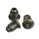 10 Stück bronze Ohrstopper 6x5mm für Ohrstecker und Ohrfedern - bronze Schmuckzubehör zum Ohrringe selbermachen - Leisure-Beads DIY