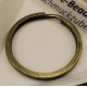Schlüsselring 30mm großer Ring bronzefarben matt stabil - Schlüsselanhänger selber machen