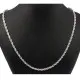 1x Edelstahl Halskette ca. 51cm 2mm Stärke Kordelkette aus Edelstahl - Schmuckzubehör Schmuckkette - Leisure-Beads DIY