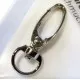 1x silber Karabinerhaken 36x10mm Karabiner mit Wirbel Breite 13mm - Schmuckzubehör - Leisure-Beads DIY