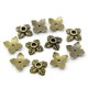 10x bronze Perlenkappen 8x6mm bronzefarbene Perlen Kappen - bronze Schmuckzubehör