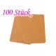 100 natur braune Schmuck Karten 70x50mm Papier ohne Schrift Schmuck Display Ohrringe - Schmuckzubehör - Leisure-Beads DIY
