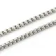 1x Edelstahl Halskette ca. 44cm 2mm Stärke Erbskette aus Edelstahl - Schmuckzubehör Schmuckkette - Leisure-Beads DIY