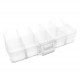 Transparente Sortierbox Aufbewahrungsbox 132x68x23mm - Schmuckzubehör Aufbewahrungsbox