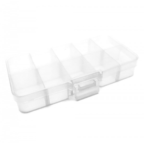 Sortierbox 132x68x23mm transparente Aufbewahrungsbox - Schmuckzubehör Aufbewahrungsbox - Leisure-Beads DIY