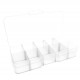 Transparente Sortierbox Aufbewahrungsbox 132x68x23mm - Schmuckzubehör Aufbewahrungsbox