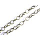 1m bronzefarbene Kette 8x6mm Gliederkette - Schmuckzubehör