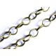 Bronzefarbene Kette 8x6mm Gliederkette - Schmuckzubehör