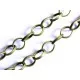 Bronzefarbene Kette 8x6mm Gliederkette - Schmuckzubehör - Leisure-Beads DIY
