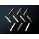 10x Bandklemme 30mm silberfarben versilbert - Leisure-Beads DIY