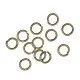 50x bronze Biegering 5mm Stärke 0,7mm rund bronzefarbene Binderinge - bronze Schmucktzubehör - Leisure-Beads DIY
