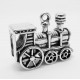 1x silber Lokomotive Anhänger 28x21x9,5mm silber Schmuckanhänger - Schmuckzubehör