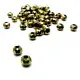 10x Gold geschliffene Kristallglasperlen 6x4mm goldfarben Rondelle - Schmuckzubehör Kristallglasperlen - Leisure-Beads DIY
