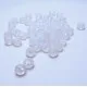 50x opal geschliffene Kristallglasperlen 6x4mm Opalglas - Schmuckzubehör - Leisure-Beads DIY
