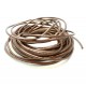 5m braune Lederschnur 2mm Perlglanz Lederband aus Leder - Schmuckzubehör Lederband