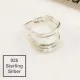 1x Sterling Silber Collierschlaufe 9x7x5mm Haken für Anhänger 925 Silber - 925 Schmuckzubehör Anhängerhaken - Leisure-Beads DIY