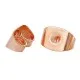 10x rosegoldfarben Ohrstopper 6x5mm für rosegoldfarben Ohrstecker - Schmuckzubehör zum Ohrringe selbermachen - Leisure-Beads DIY