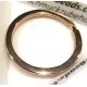 Rosegoldfarben Schlüsselring 32mm Ring rosegoldfarben stabil und schlicht - Schlüsselanhänger selber machen - Leisure-Beads DIY