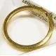 Gold Schlüsselring 35mm goldfarbener Schlüsselring Ring stabil und massiv - Schmuckzubehör - Leisure-Beads DIY