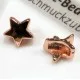 Rosegoldfarben Stern Schiebeperle 10x6mm Innen 6x2mm rosegoldfarben Perle - Schmuckzubehör Schiebeperle - Leisure-Beads DIY
