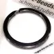 Gunmetal Schlüsselring 30mm Ring gunmetal stabil und schlicht - Schlüsselanhänger selber machen - Leisure-Beads DIY